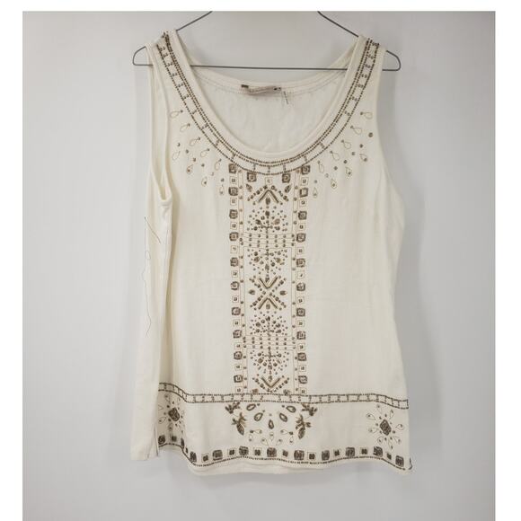 SOFT SURROUNDINGS Sleeveless Tank Top Womens Size Small S - Picture 1 of 4